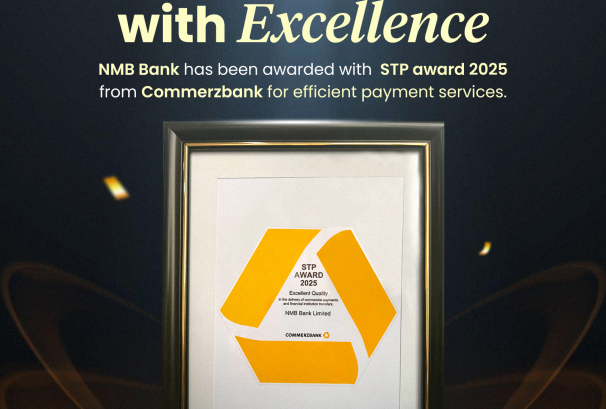 एनएमबी बैंकलाई जर्मनीको प्रतिष्ठित STP अवार्ड