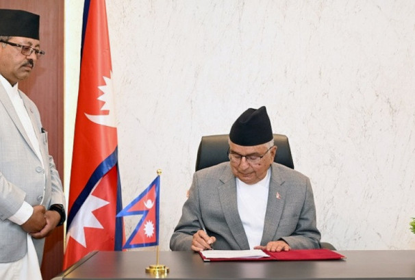 राष्ट्रपति पौडेलद्वारा सम्पत्ति शुद्धीकरण निवारणसहित चार विधेयक प्रमाणीकरण