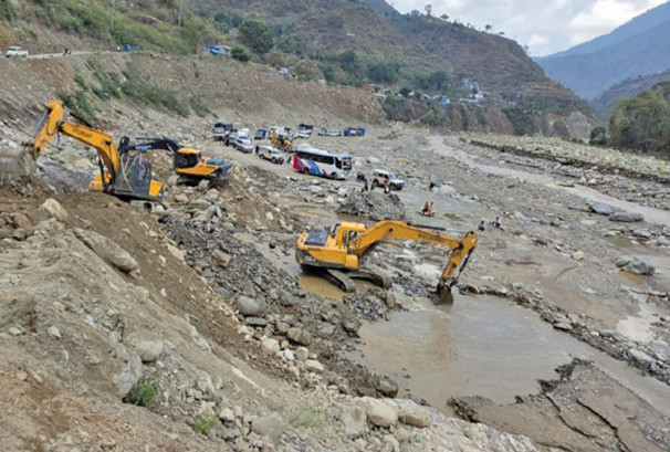 बीपी राजमार्गको चारसयबेँसी खण्ड १० दिनभित्र सञ्चालनमा ल्याइने