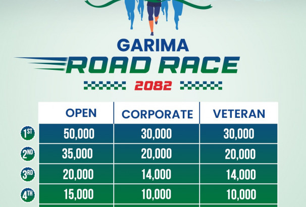 'गरिमा रोड रेस'को दोश्रो संस्करण घोषणा: भेट्रान वर्ग थपियो, आकर्षक पुरस्कार राशि