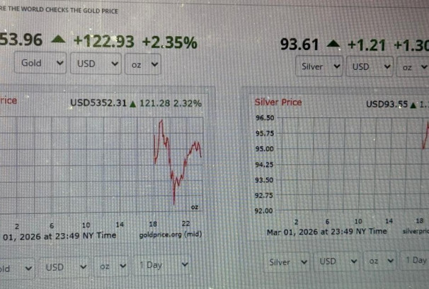 अन्तर्राष्ट्रिय बजारमा सुनको मूल्य चाँडै ६००० डलरसम्म पुग्नसक्ने, चाँदीमा पनि उस्तै उछाल