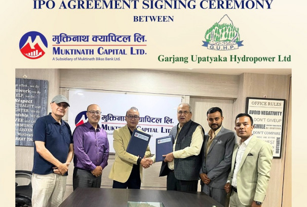 गर्जाङ उपत्यका हाइड्रोले आईपीओ निष्कासन गर्ने, बिक्री प्रबन्धकमा मुक्तिनाथ क्यापिटल