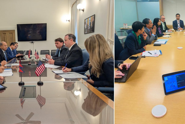 अर्थमन्त्री खनालद्वारा अमेरिकी उच्च अधिकारी र दातृ निकायसँग भेटवार्ता