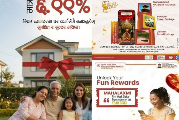 महालक्ष्मी विकास बैंकद्धारा नयाँ वर्ष लक्षित विभिन्न योजनाहरु सार्वजनिक