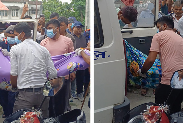 सातबुँदे सहमतिपछि उठ्यो ओमप्रकाश र जयप्रकाशको शव, पोस्टमार्टमका लागि कोशी अस्पताल लगिँदै
