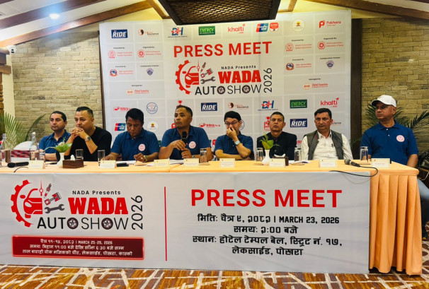 ‘दोस्रो नाडा प्रजेन्ट्स् वाडा अटो शो २०२६’ चैत ११ गतेदेखि हुने, १६ ब्राण्डका गाडीहरु प्रदर्शन गरिने