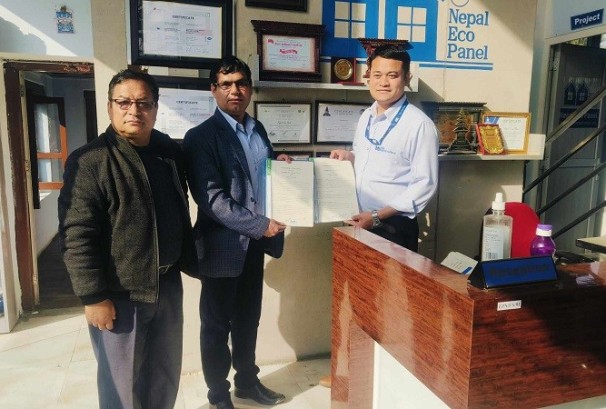 कान्तिपुर इन्टरनेशनल कलेज र नेपाल इको प्यानलबीच समझदारीपत्रमा हस्ताक्षर