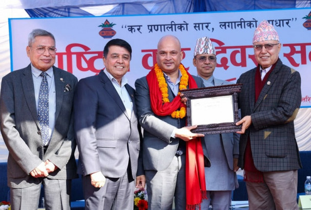 आइएमई सर्वाधिक कर तिर्ने रेमिट्यान्स कम्पनीको रूपमा सम्मानित