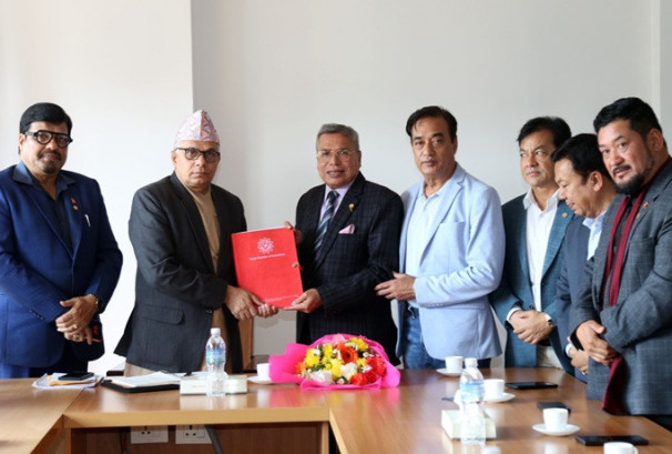 चेम्बरद्वारा मुख्यसचिव समक्ष सुरक्षाको प्रत्याभूति र आर्थिक नीतिगत स्थायीत्वका लागि सुझाव