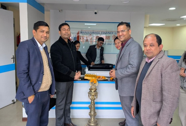 थापाथलीस्थित आफ्नै भवनमा मन्जुश्री फाईनान्सको शाखा सञ्चालन
