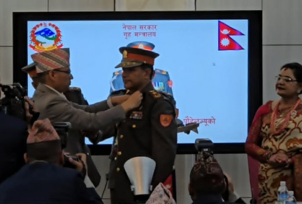 राजु अर्यालको अवकाशपछि सशस्त्रको कमाण्ड पौडेलको हातमा