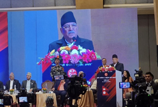 निजी क्षेत्रप्रतिको दृष्टिकोण परिवर्तन आवश्यक, निर्वाचन नै समस्याको उत्तम विकल्पः प्रचण्ड