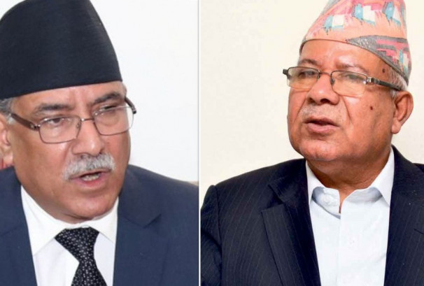 माधव नेपालसँग छलफलपछि प्रचण्डले प्रदेश सरकारबारे निर्णय लिने