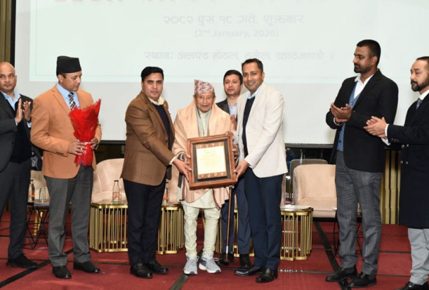 रेमिटर्स एसोसिएसनद्वारा नवराज घिमिरेलाई सम्मान