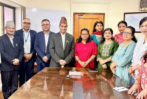 धितोपत्र बोर्ड र महिला आर्थिक पत्रकार संघका पदाधिकारीबीच छलफल, बोर्ड अध्यक्षले के भने ?