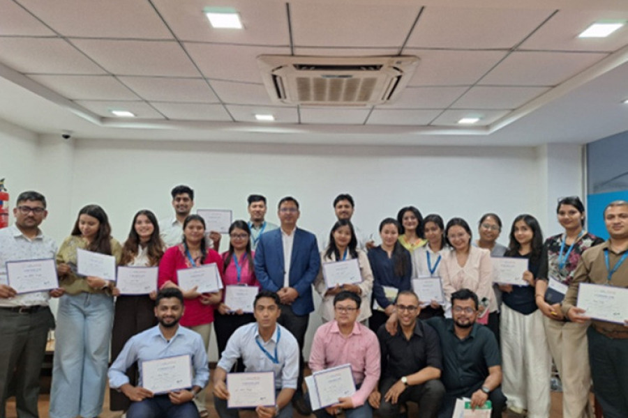 कुमारी क्यापिटलका कर्मचारीहरूलाई धितोपत्र बजारसम्बन्धी एकदिने AML/CFT तालिम प्रदान