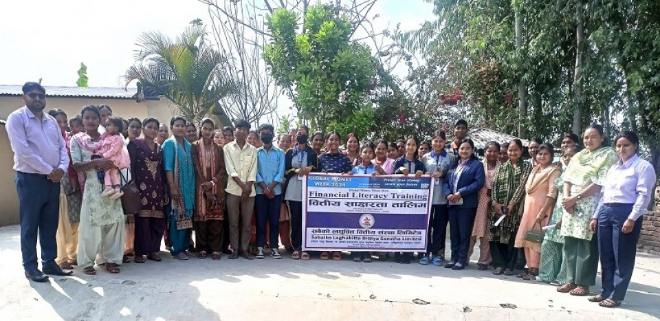 सबैको लघुवित्तद्वारा वित्तीय साक्षरता तालिम तथा वित्तीय सचेतना र्‍याली सम्पन्न