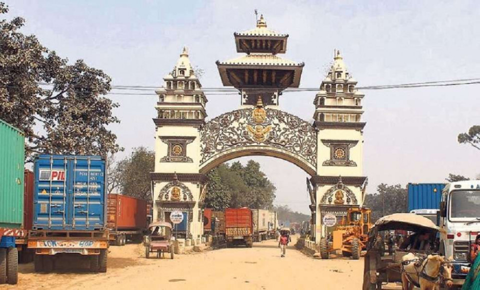 वीरगञ्ज नाकाबाट ८८.२२ अर्ब बराबरको आयात