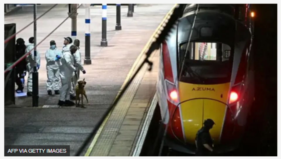 यूकेमा रेलभित्र कैयौँलाई छुरा प्रहार