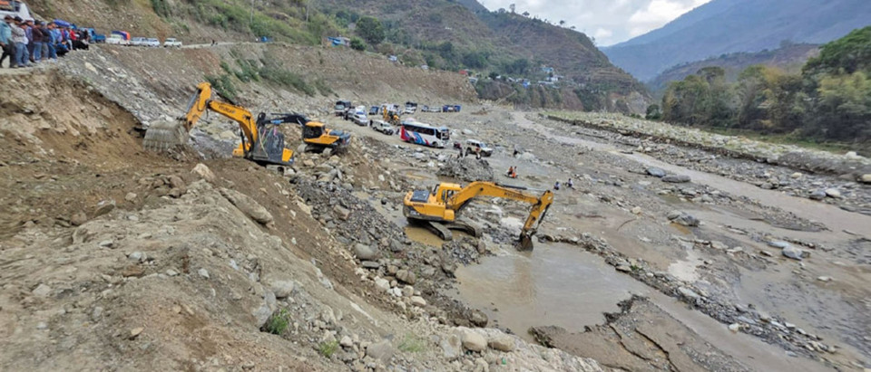 बीपी राजमार्गको चारसयबेँसी खण्ड १० दिनभित्र सञ्चालनमा ल्याइने