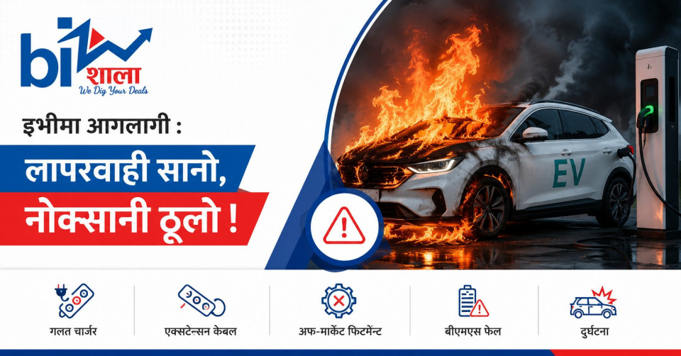 चार्जिङमा सानो गल्ती, लाखौंको इभी खरानी !