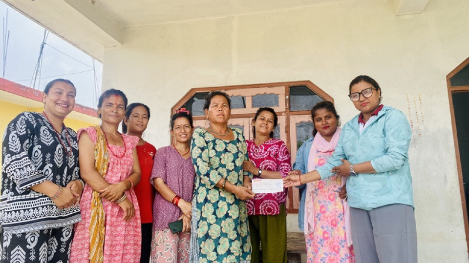 हिमालयन लघुवित्तद्वारा रु.३ लाख ७५ हजार कर्जा मिनाहा तथा बीमा दाबी भुक्तानी