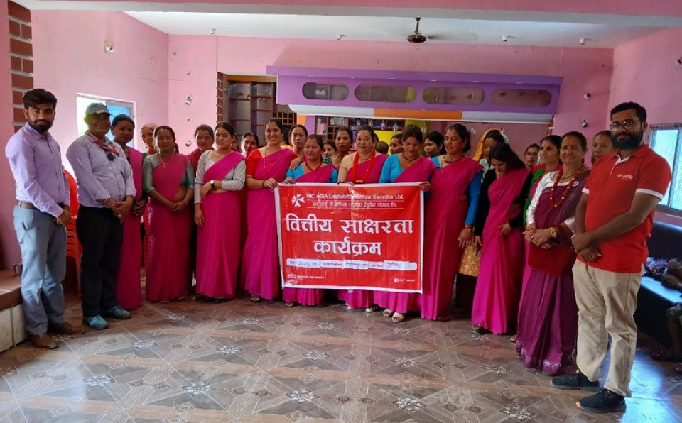 एनआईसी एशिया लघुवित्तद्वारा विभिन्न शाखामा वित्तीय साक्षरता प्रदान