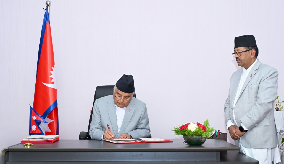 फिर्ता भएको अध्यादेश फेरि पास, राष्ट्रपति कार्यालयले दियो स्वीकृति