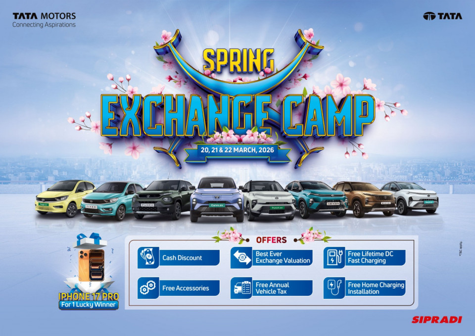 टाटाको स्प्रिंग एक्सचेन्ज क्याम्प सुरु, पुराना गाडीसँग नंया गाडी साट्ने अवसर