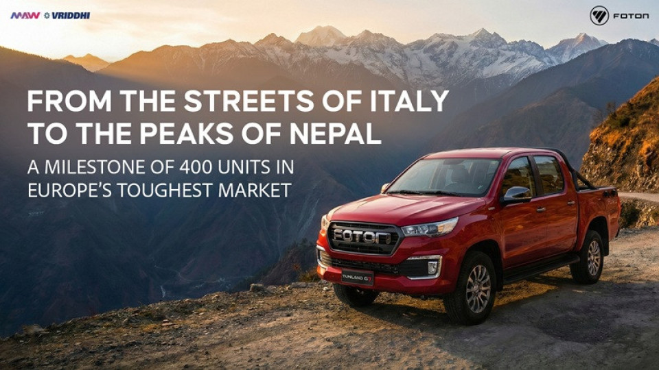 ४०० युनिटसहित युरोपमा फोटोन टुनल्यान्ड G7 को ऐतिहासिक माइलस्टोन