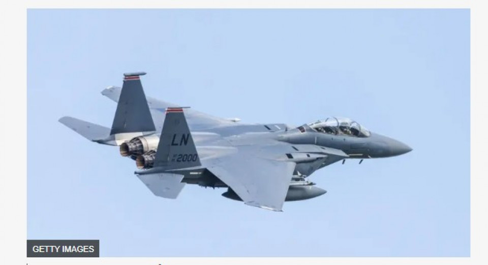 ईरानमा अमेरिकी लडाकु विमान खसालिएको दाबी, चालक दलको खोजीमा इनाम घोषणा