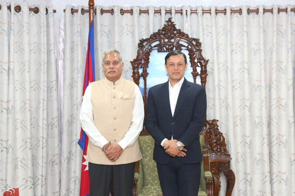 भारतीय राजदूतद्वारा सभामुख अर्यालसँग भेट, भारत भ्रमणको निम्तो