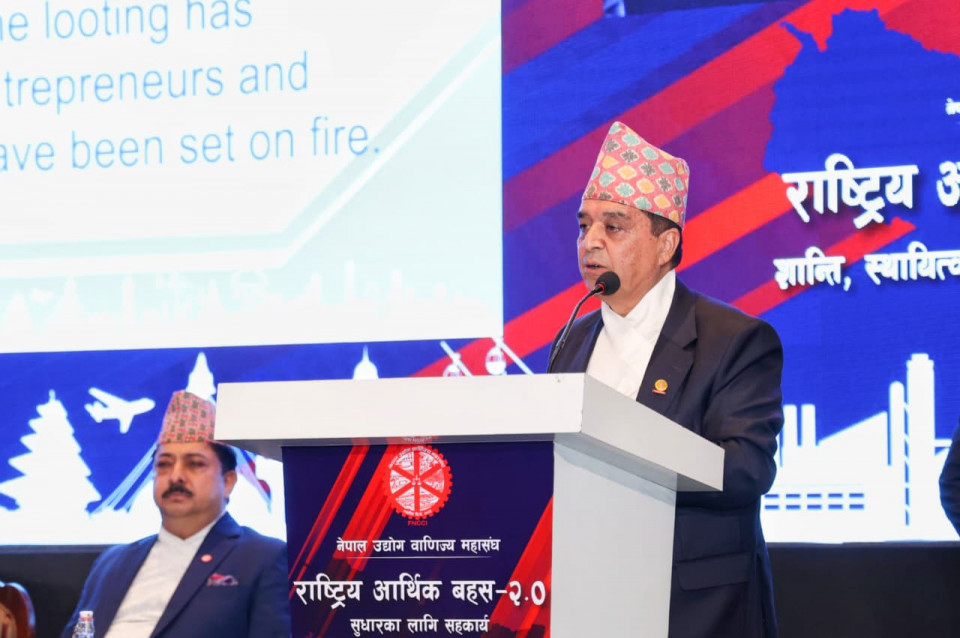 ८८ अर्ब नोक्सानीपछि ढकालको १० बुँदे अपील : निजी क्षेत्रलाई ‘फल दिने बृक्ष’ बनाऔं