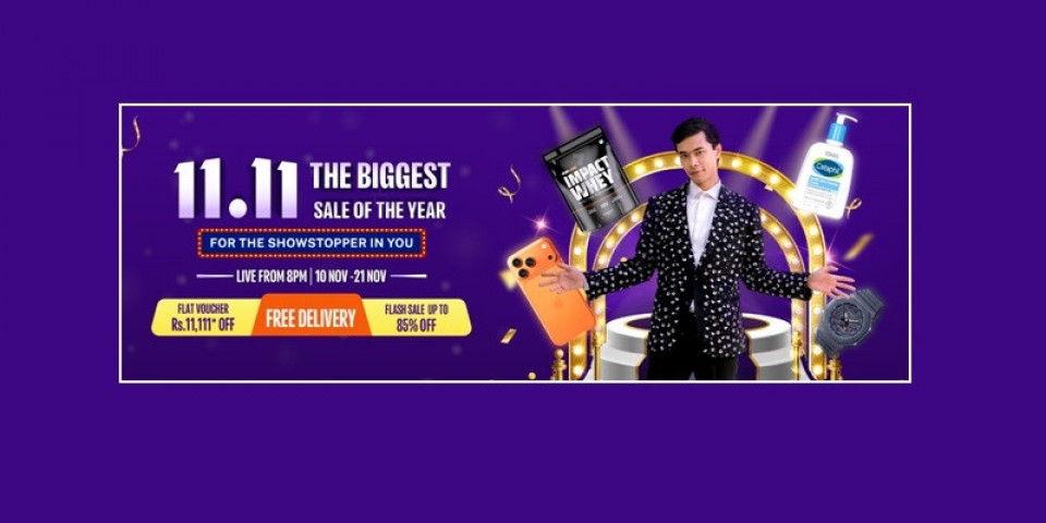 दराज ११.११ ‘द बिगेस्ट सेल अफ दि ईयर’ कार्तिक २४ गते राति ८ बजेदेखि प्रारम्भ हुने