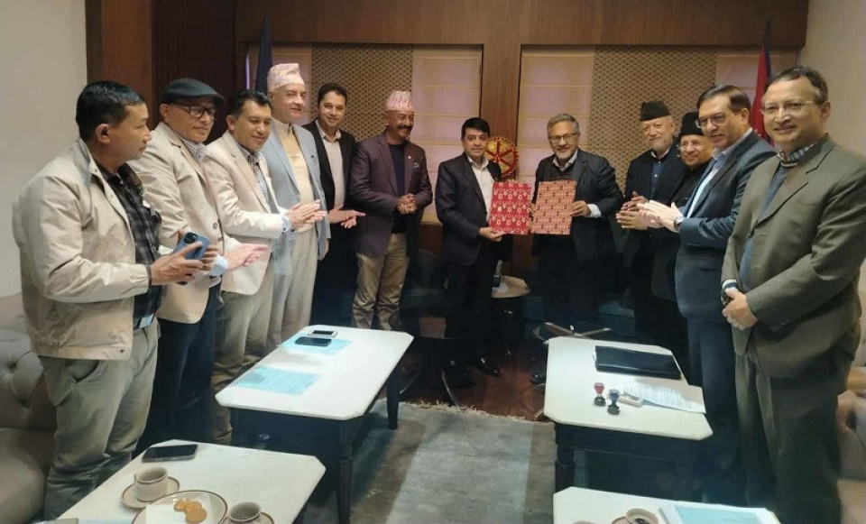 उद्योग वाणिज्य महासंघ र नेपाल विश्वविद्यालय बीच समझदारी पत्रमा हस्ताक्षर