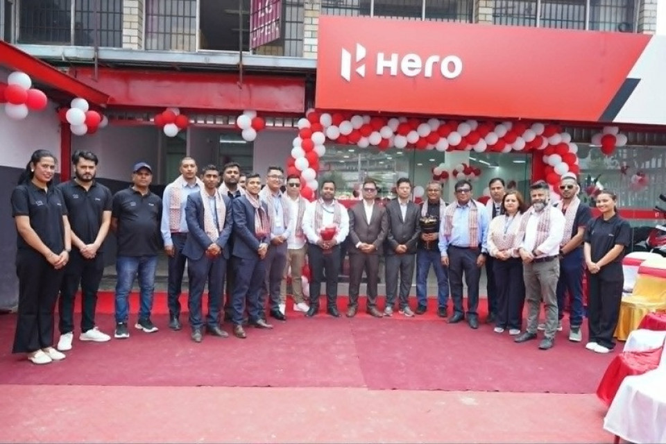 काठमाण्डौमा हिरो मोटर कर्पको शोरुम उद्घाटन