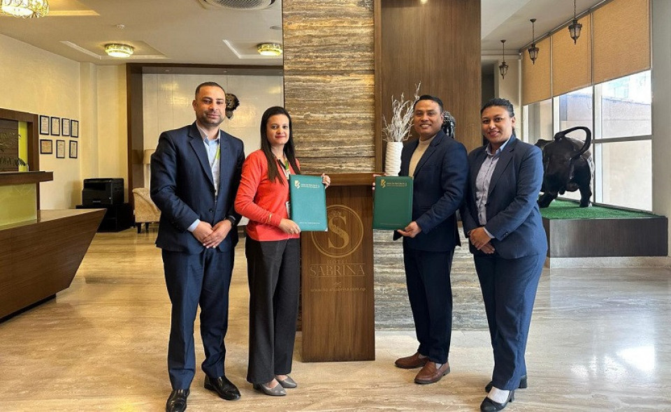 कामना सेवाविकास बैंक र होटल सब्रिनाबीच छुट सम्झौता