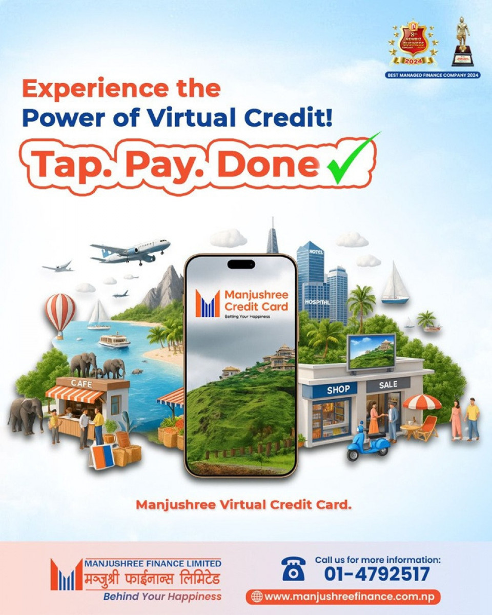 मञ्जुश्री फाइनान्सद्वारा ‘मन्जुश्री भर्चुअल क्रेडिट कार्ड’ सार्वजनिक