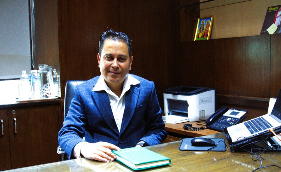 सानिमा बैंकका नवनियुक्त सीईओ पवन कुमार आचार्यद्वारा पदभार ग्रहण