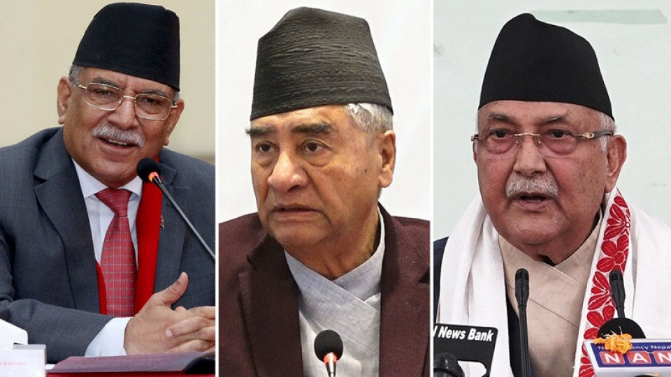 तीन दलका शीर्ष नेताबीच छलफल हुँदै