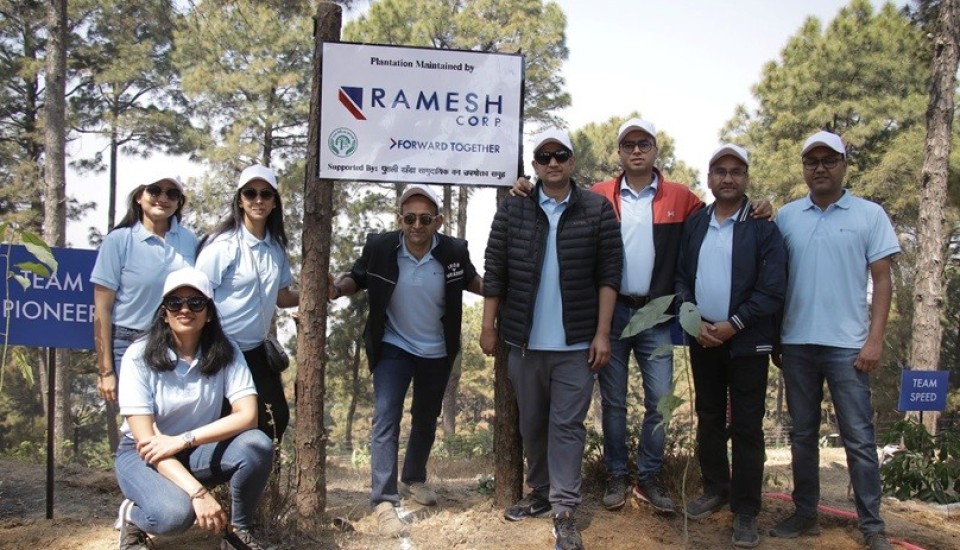 रमेश कर्पद्वारा चौथो संस्थापक दिवसको अवसर वृक्षारोपण कार्यक्रम आयोजना