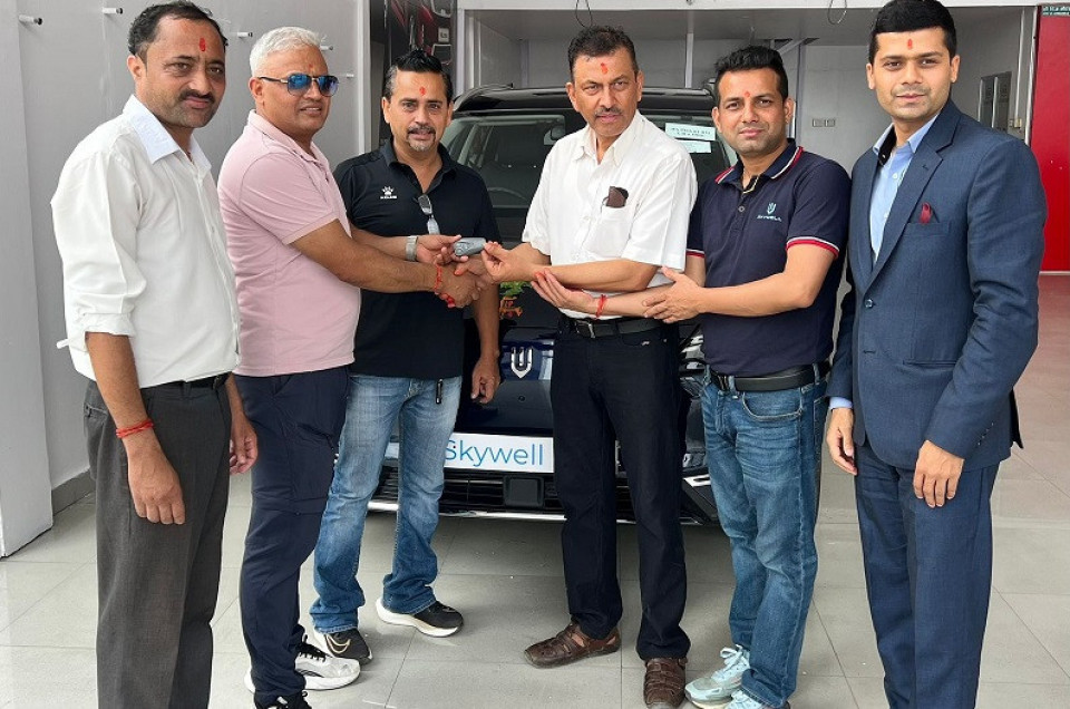 चितवनका लागि स्काईवेलको डिलरमा एचथ्रीआर मोटर्स, टेस्ट ड्राइभ र बुकिङ सुरु