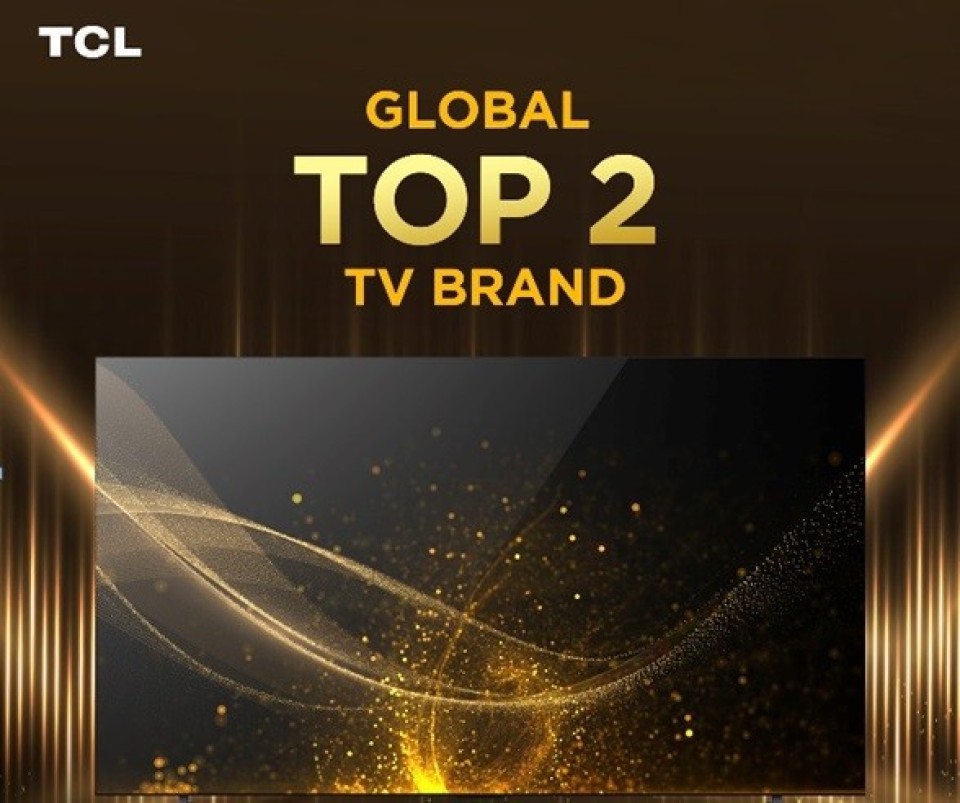 टिसिएल लगातार दुई वर्ष ग्लोबल टप २ टिभी ब्राण्ड बन्न सफल