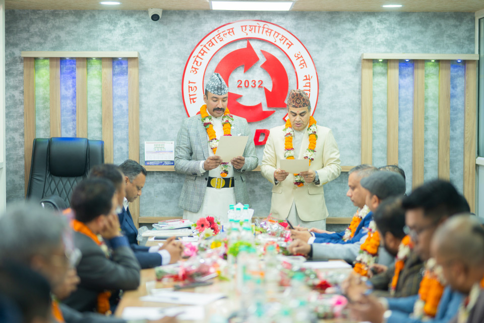 नाडाका नवनिर्वाचित अध्यक्ष उप्रेतीले गरे पदभार ग्रहण, संस्थालाई अझ सशक्त बनाउने प्रतिबद्धता