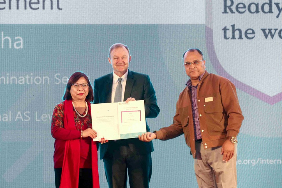 ब्रिटिश मोडल कलेजका विद्यार्थीहरू ‘आउटस्ट्यान्डिङ क्याम्ब्रिज लर्नर अवार्ड्स २०२५’मा सम्मानित